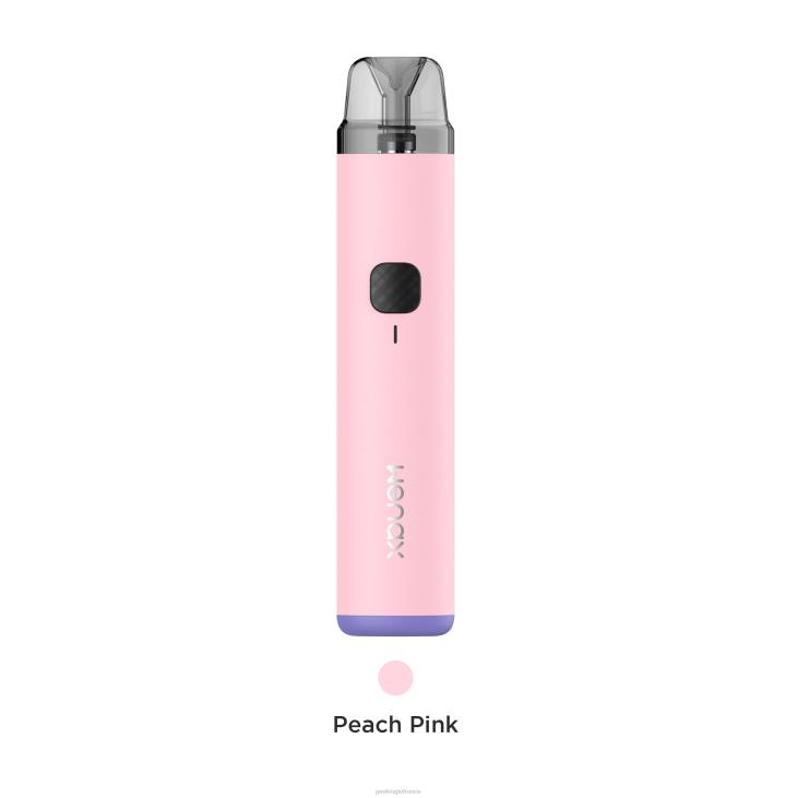 Geek vape magasin - kit de démarrage wenax h1 1000mah GeekVape rose pêche DD21D116