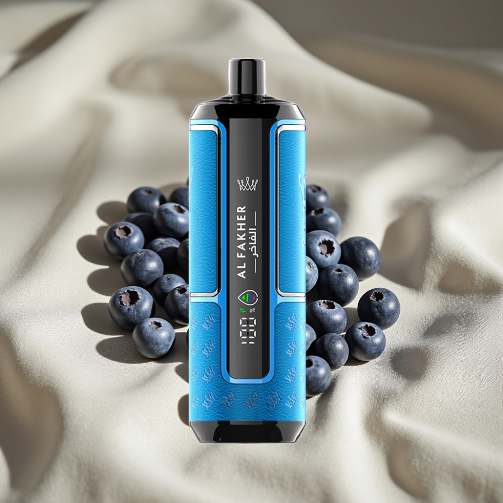 Al Fakher Crown Bar 15K Hypermax Bloc Jetable – 22ml, 600mAh, Type-C, 15 000 Puffs, 6mg/ml, Myrtille Gomme