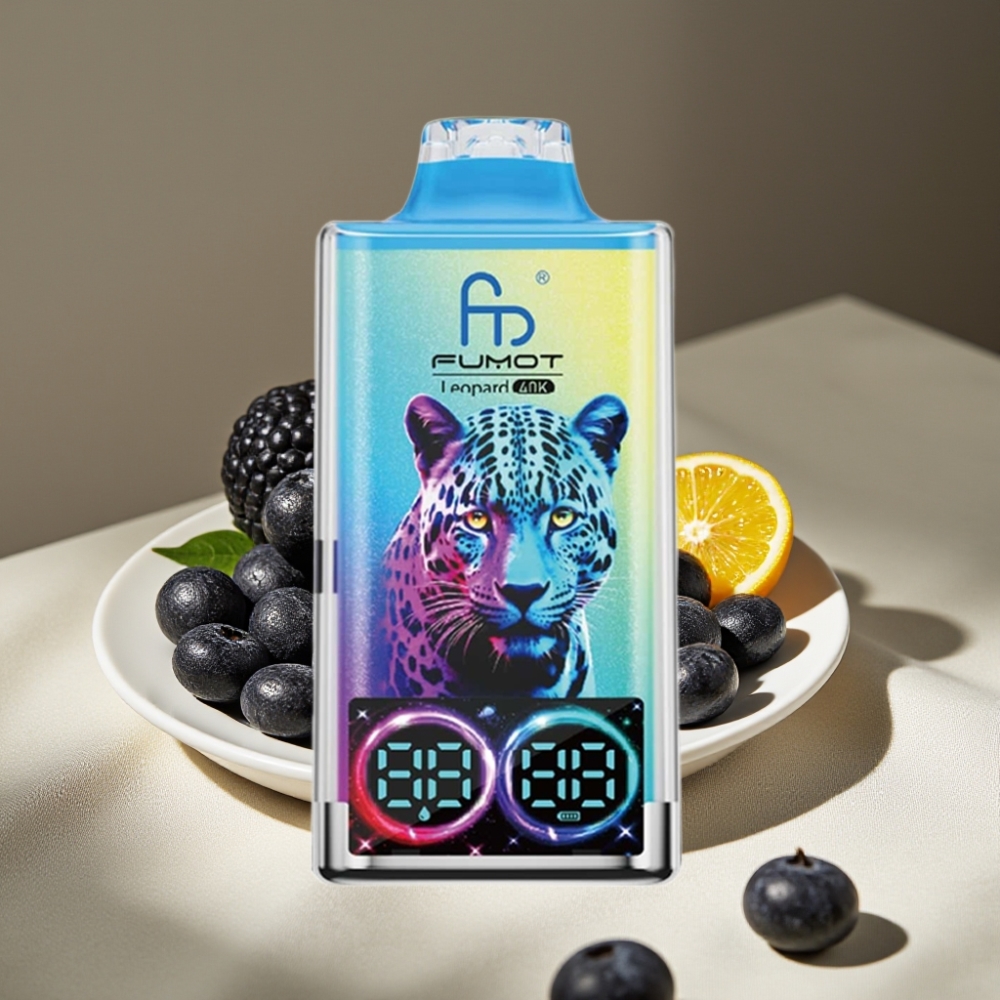 Fumot Leopard 40K Puffs Dragon Noir Glace Dual Mesh 5% Nicotine Type-C
