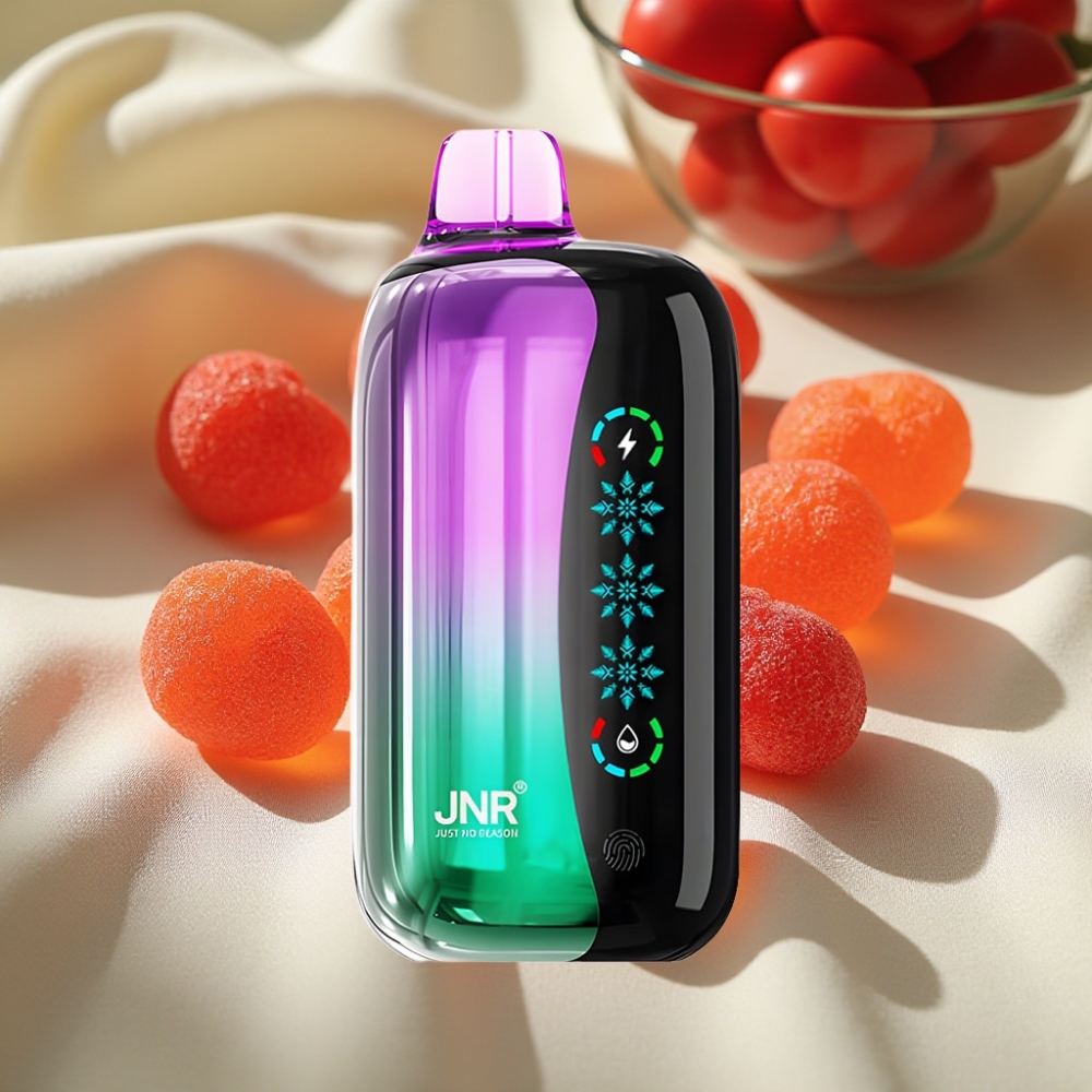 JNR Flex Ice 21000 Puffs Double Mesh 26ml Écran Tactile Cerises Aigres-Douces