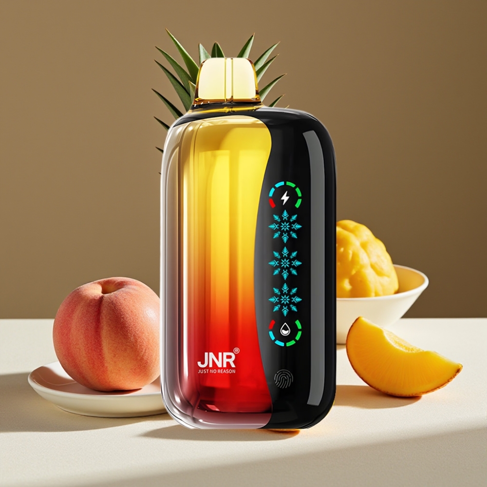 JNR Flex Ice 21000 Puffs Pêche Mangue Ananas Airflow Réglable Écran Tactile