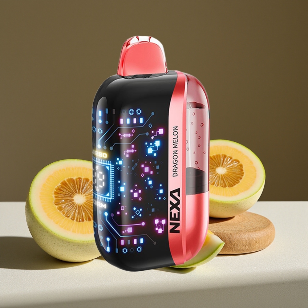 NEXA Ultra 50000 Puffs Dragon Melon Ecigarette Jetable 20ml 5% Nicotine Type-C