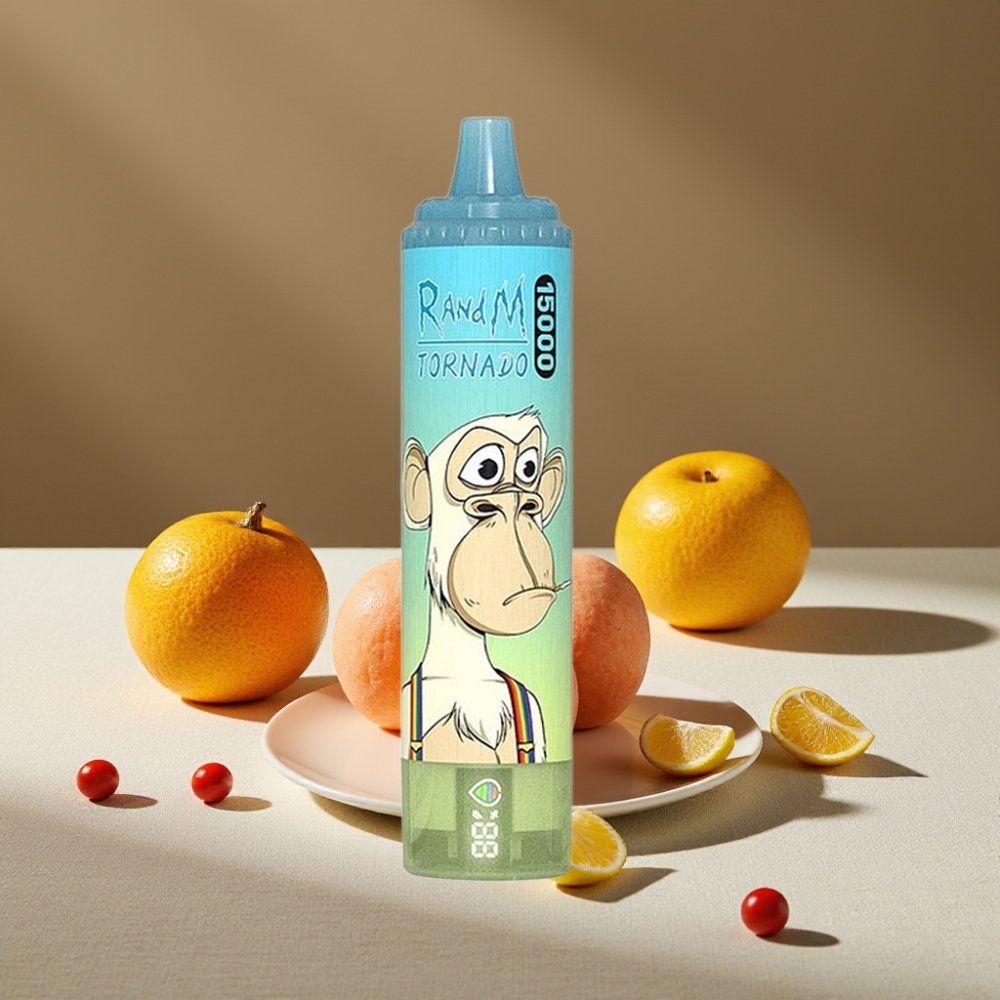 Fumot RandM Tornado 15000 Puffs 25ml 850mAh Mesh Coil Glace Pop Type-C LCD