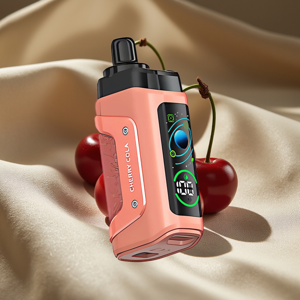 Razz Bar 45000 Puffs Disposable Vape Cerise Cola 1.0 Ohm Mesh Rechargeable